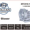 Компрессор VOLCAN-XFC510-1500 1.5kw 2,0HP 220 м3/ч 220v