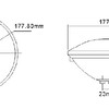 Лампа HIDROTERMAL PAR56 315 LEDs RGB 24w/12v (НТ)